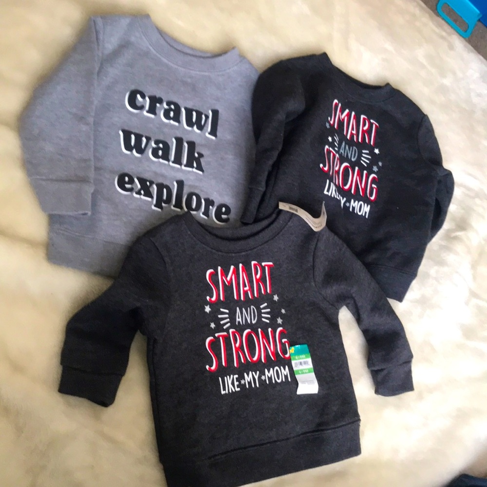 3 Garanimals sweaters never worn